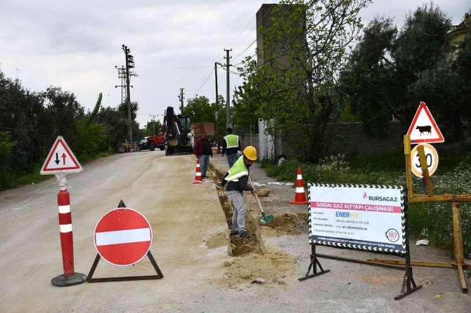 İ̇znik’in O Mahallelerine De Doğalgaza Kavuşuyor