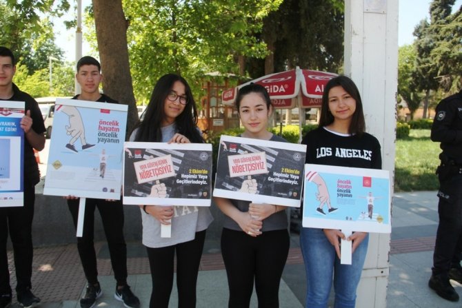 Sarıgöl’de ’Karayolları Trafik Haftası’ Etkinliği
