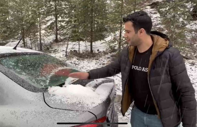 Sarıkamış’ta Dolu Hayatı Olumsuz Etkiledi