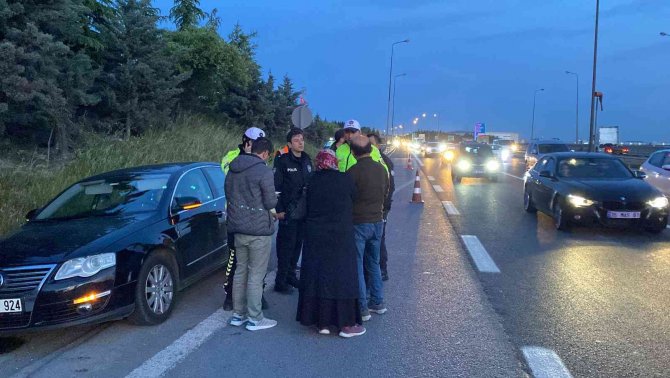 Tem’de 4 Araç Birbirine Girdi: 1 Yaralı