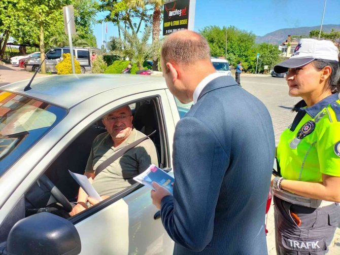 Köyceğiz’de ’Trafik Güvenliği Günü’ Etkinliği