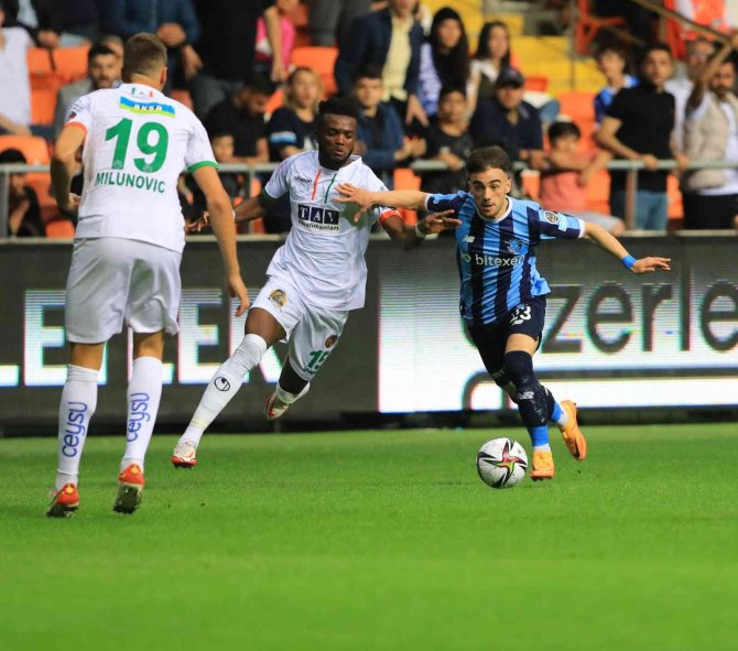 Spor Toto Süper Lig: Adana Demirspor: 1 - Aytemiz Alanyaspor: 2 (Maç Sonucu)