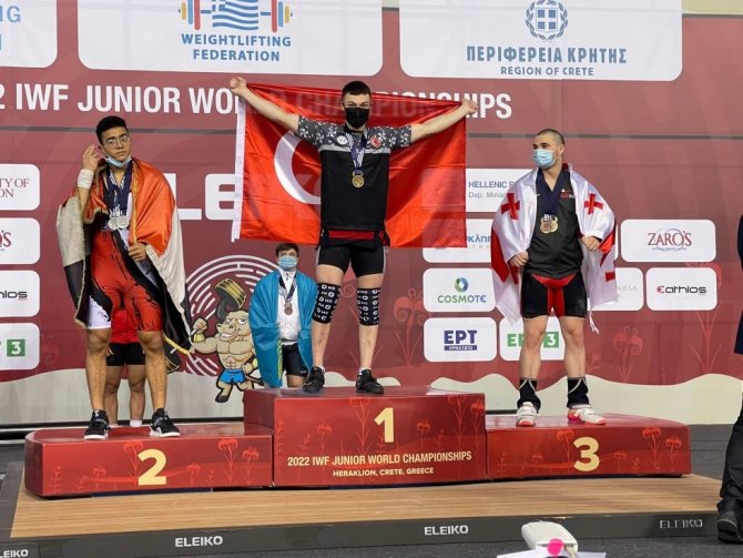 Kırıkkaleli Milli Halterci Dünya Şampiyonu Oldu