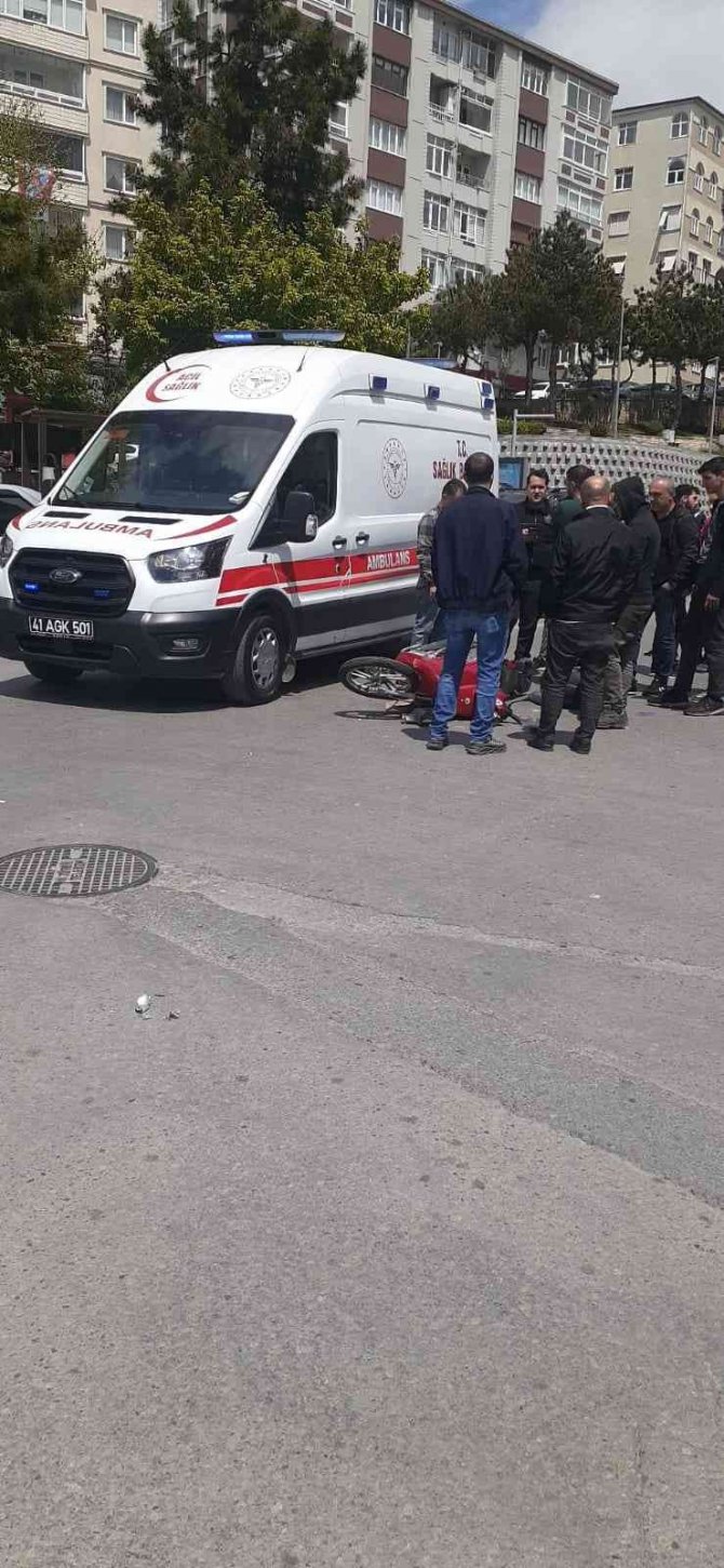 Cip İle Çarpışan Motosikletin Sürücüsü Yaralandı