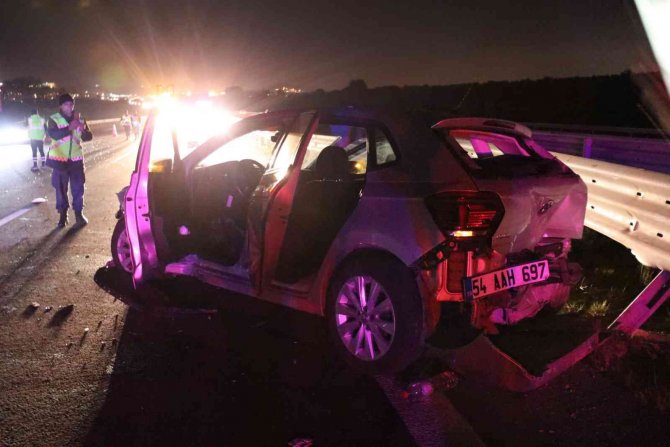 Kuzey Marmara Otoyolu’nda İki Otomobil Çarpıştı: 5 Yaralı