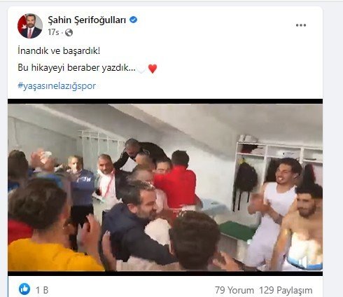 Elazığspor’da Alkışlar Başkan Şerifoğulları’na