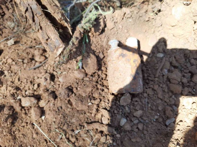 Manisa’da Milli Mücadele Dönemine Ait El Bombası Bulundu