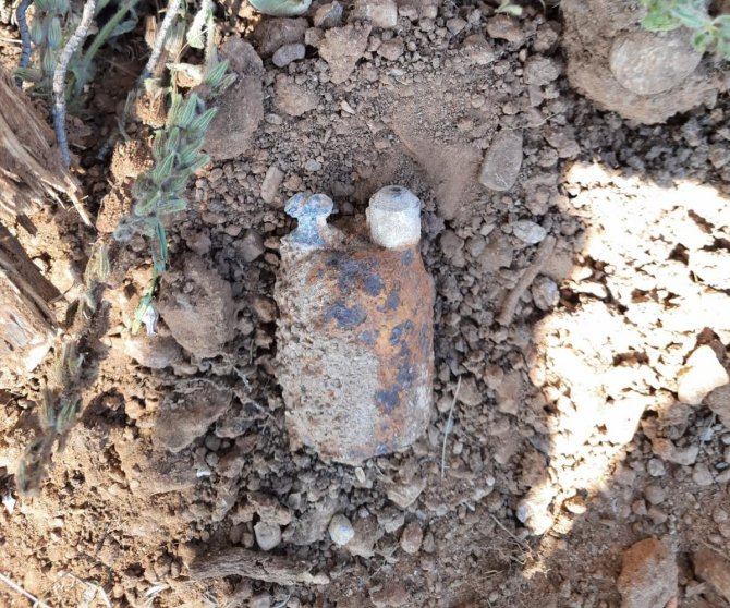 Manisa’da Milli Mücadele Dönemine Ait El Bombası Bulundu