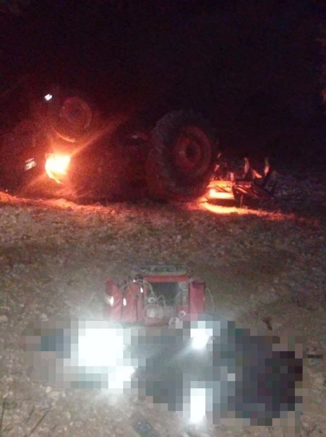 Kullandığı Traktörün Devrilmesi Sonucu Hayatını Kaybetti