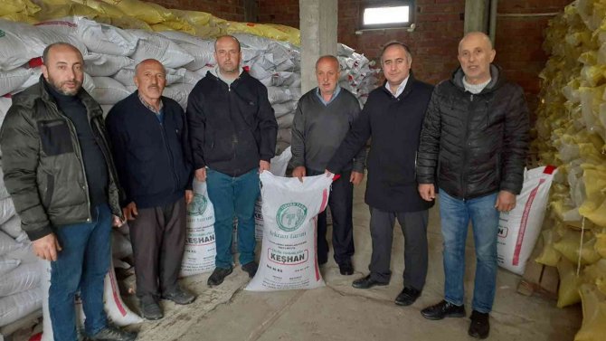 Sinoplu Çiftçilere Çeltik Tohumu Hibesi