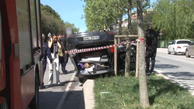 Ümraniye’de ’Kasis’ Kazası: Araç Takla Atarak Savruldu