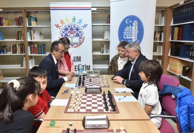 Çorum’da 11. Akıl Oyunları Turnuvası Başladı