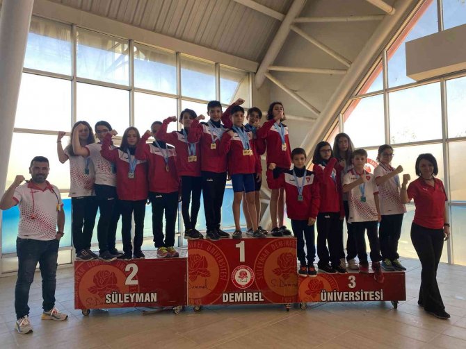 Yüzmede Denizli Parmak Isırttı