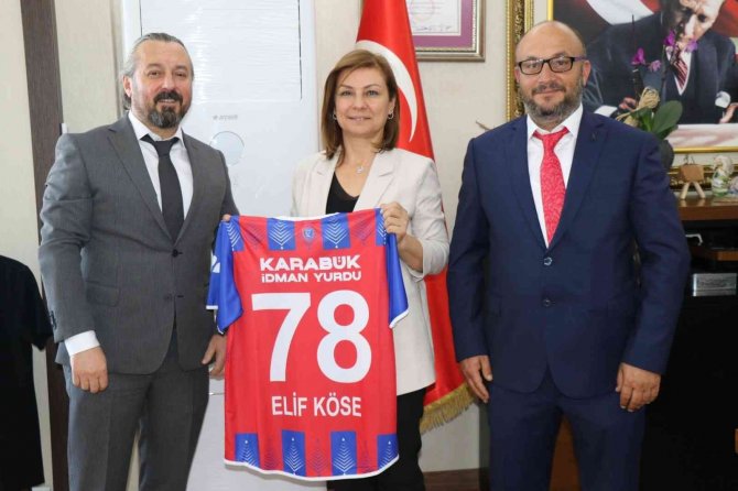 Karabük İ̇dman Yurdu Fk’dan Vali Gürel Ve Başkan Köse’ye Ziyaret