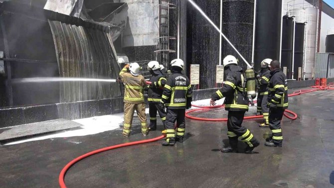 Kırıkkale Osb’de Sıcak Dakikalar, Fabrikada Yağ Kazanı Patladı