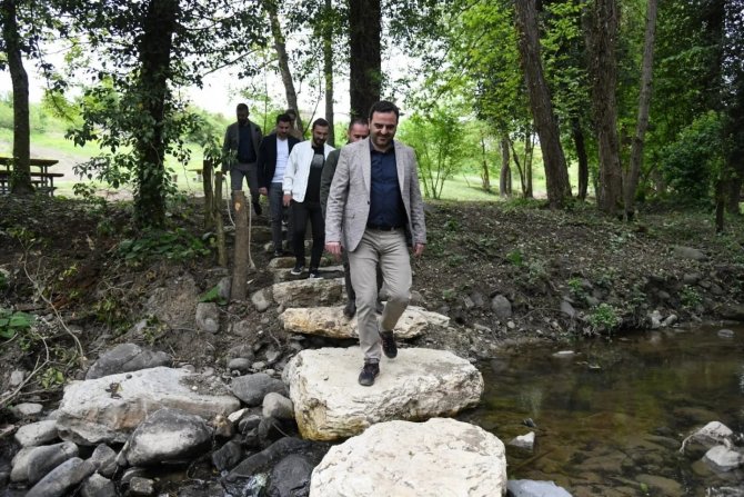 Damlar Vadisi Millet Bahçesi’nde Hummalı Çalışma Sürüyor