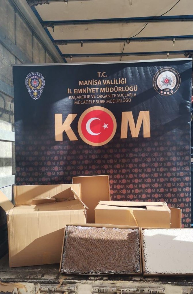 Piyasa Değeri 1 Milyon 800 Bin Tl Olan Kaçak Sigara Ele Geçirildi