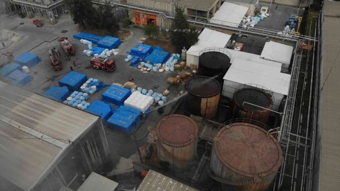 Manisa Osb’de Fabrika Yangını