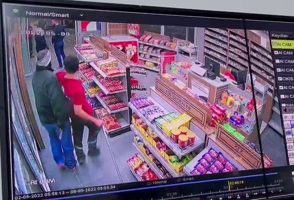 Hatay’da Silahlı Gasp Kamerada