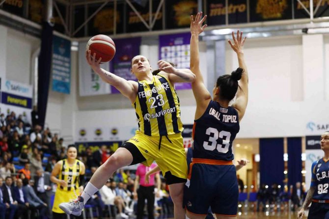 Kadınlar Basketbol Süper Ligi: Fenerbahçe Safiport: 90 - Çbk Mersin Yenişehir Belediyesi: 55