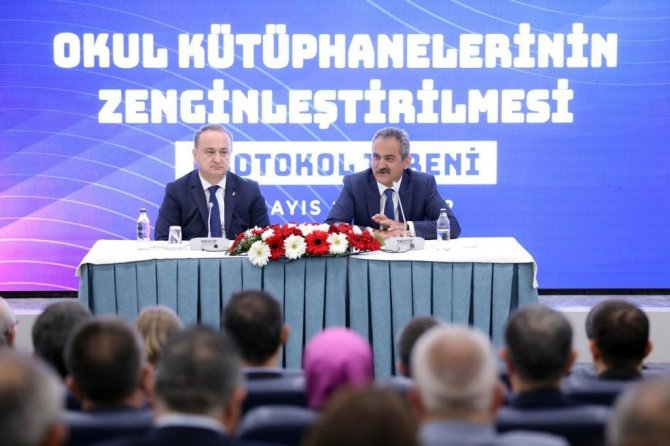 Meb İle Ted Arasında “Okul Kütüphanelerinin Zenginleştirilmesi” Protokolü İmzalandı