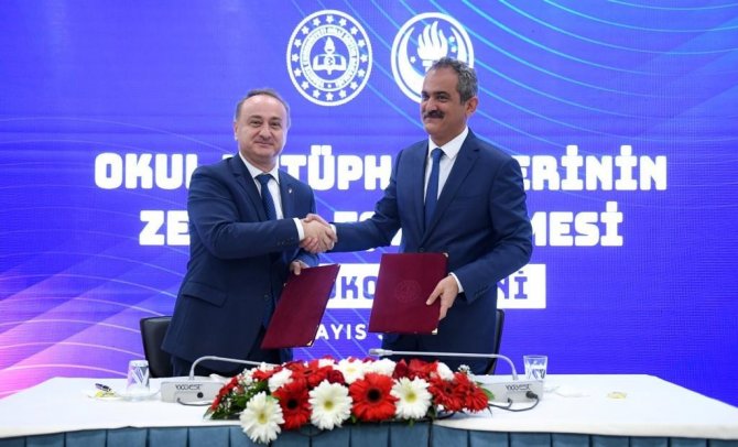 Meb İle Ted Arasında “Okul Kütüphanelerinin Zenginleştirilmesi” Protokolü İmzalandı