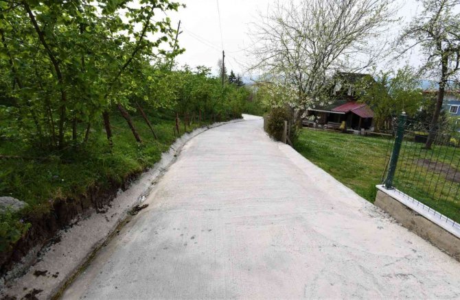 Altınordu’da 33 Mahalle Beton Hizmetine Kavuştu