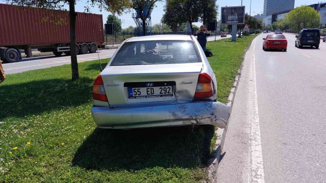 Samsun’da Hemzemin Geçitte Trafik Kazası