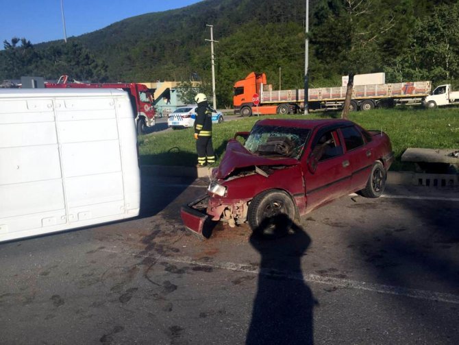 Samsun’da Trafik Kazası: 3 Yaralı