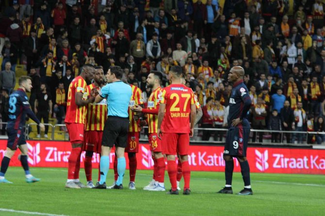 Ziraat Türkiye Kupası: Kayserispor: 0 - Trabzonspor: 1 (İ̇lk Yarı)