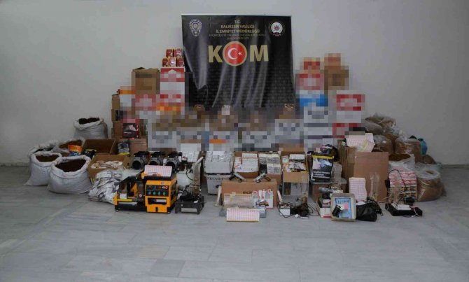 Balıkesir Merkezli Kaçak Tütün Operasyonu