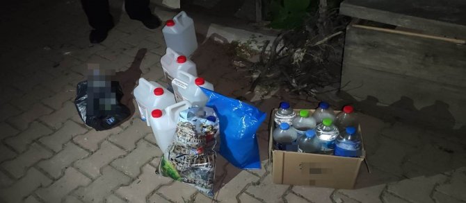 Düğünler İçin Hazırlanmış Sahte Alkoller Ele Geçirildi