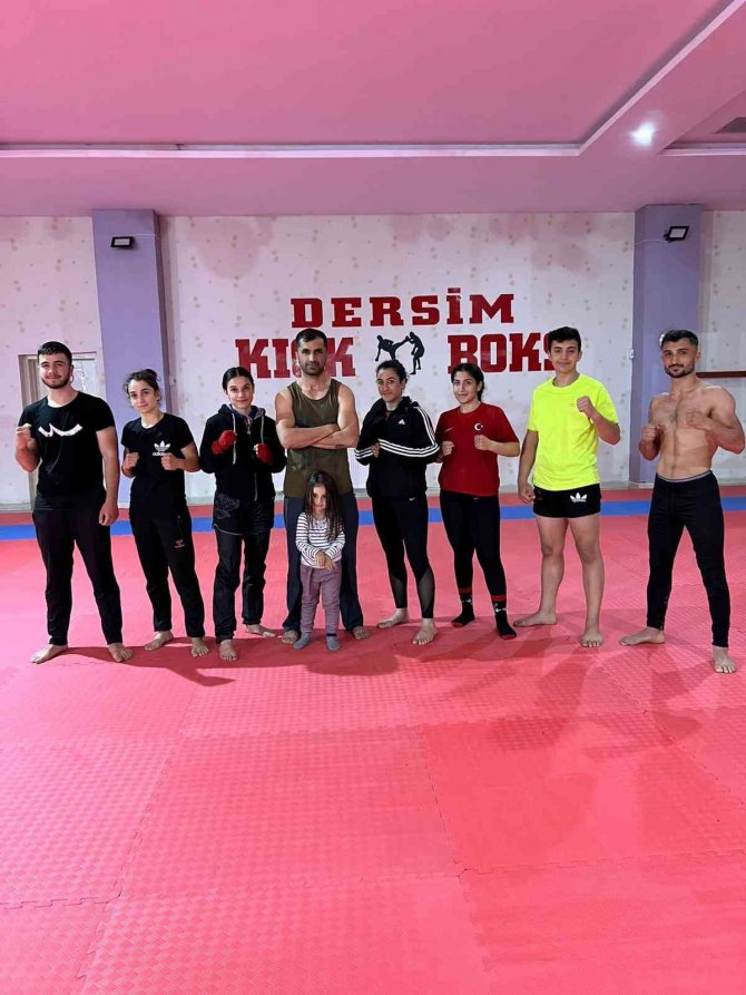Dersim Kick Boks Sporcuları, Dünya Kupası’nda Türkiye’yi Temsil Edecek