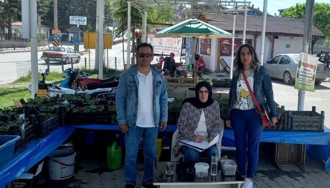 Tavşanlı Balıköy Bölgesinde Çiftçiler Bilgilendirildi