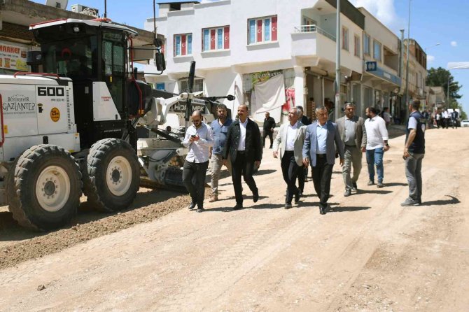 Büyükşehir’den Araban’a Hizmet Çıkarması