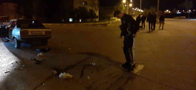 Otomobille Çarpışan Motokurye Hayatını Kaybetti