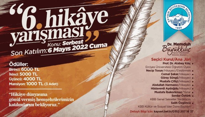 Büyükşehir’in 6. Hikaye Yarışması’na Yoğun İlgi