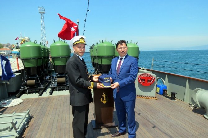 Nusret Mayın Gemisine Mudanya’da Ziyaretçi Akını