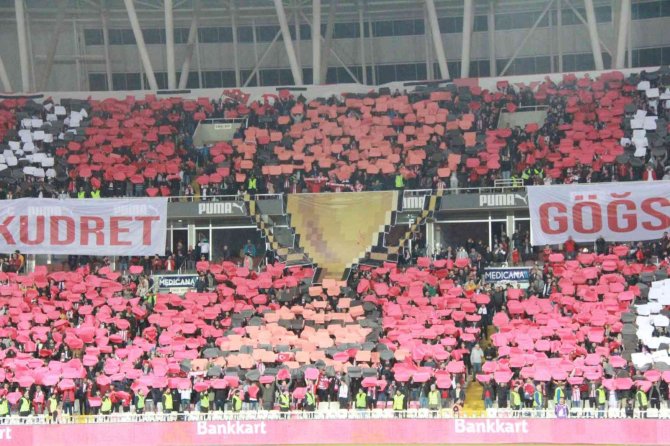 Sivasspor Taraftarlarından Muhteşem Koreografi