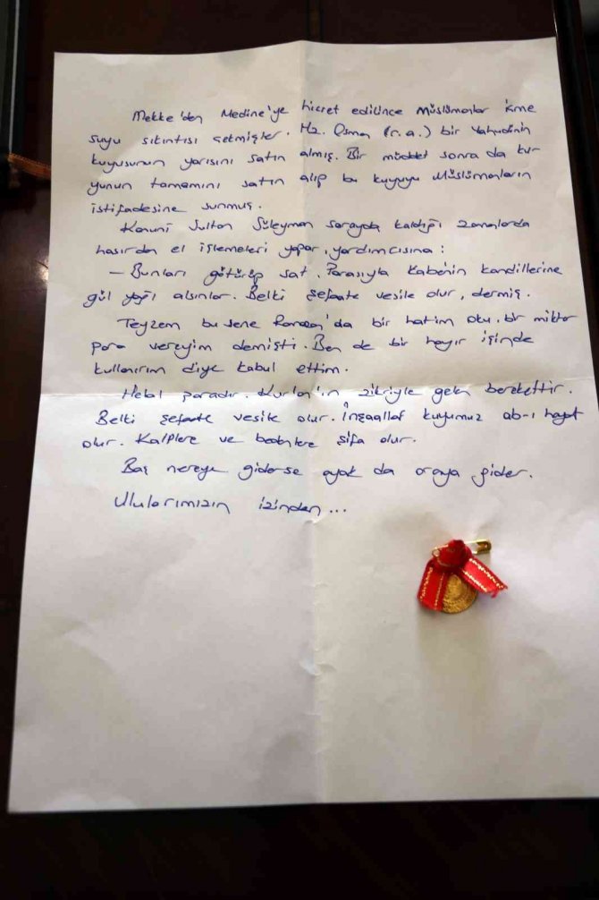 Afrika Su Kuyusu Kampanyasına Mektuplu Destek