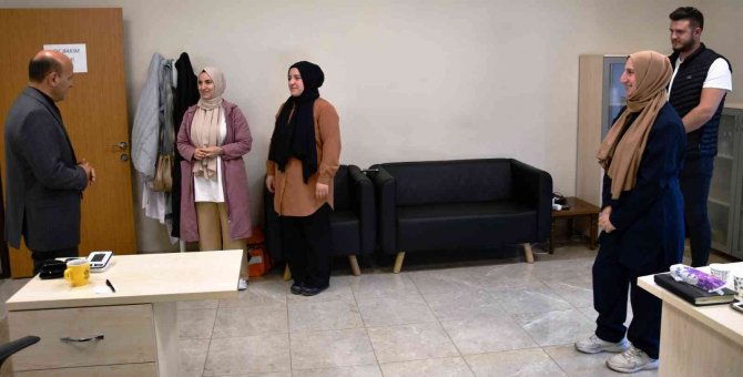 Başkan Oral’dan Evde Bakım Birimi’ne Ziyaret