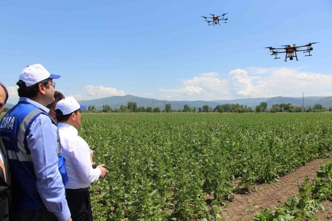 Vali Masatlı, Zi̇ha İle İlaçlama Yaptı