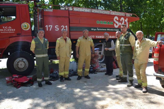 Biga’da Yangın Sezonu Başladı