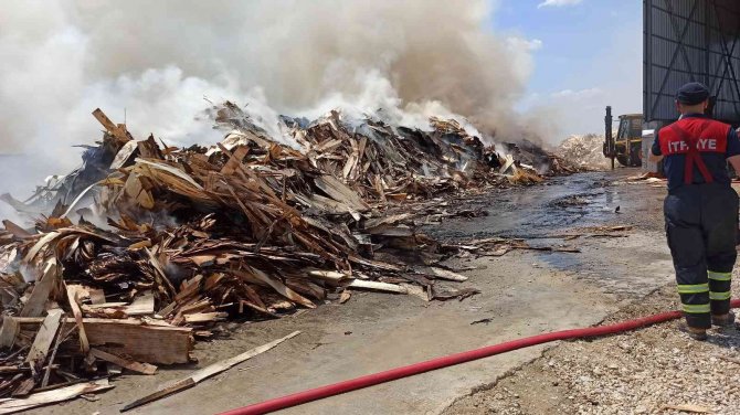 Keşan’daki Biyokütle Enerji Santrali’nde Korkutan Yangın
