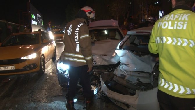 Beşiktaş’ta Zincirleme Trafik Kazası: 2 Yaralı