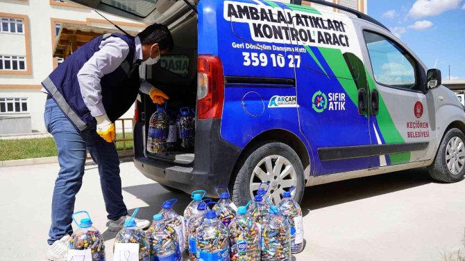 Keçiören’de Çevre İçin Rekor Pil Toplandı