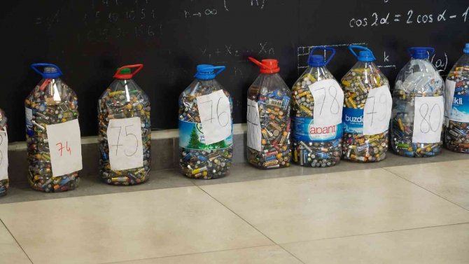 Keçiören’de Çevre İçin Rekor Pil Toplandı