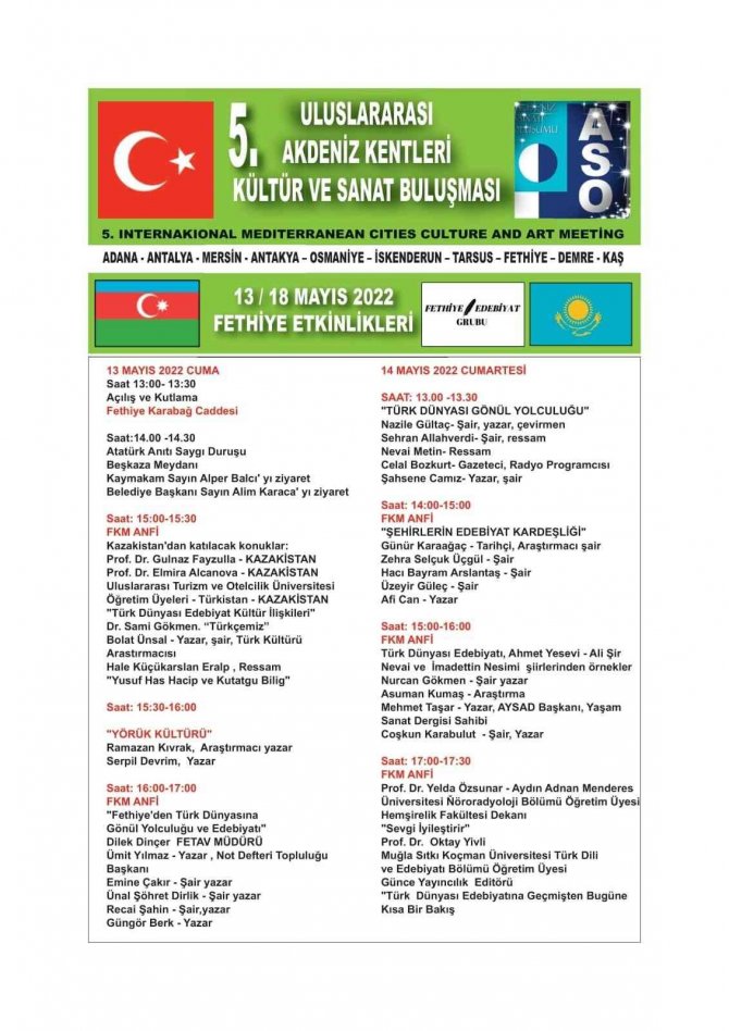 Kültür Sanatın Kalbi Fethiye’de Atacak