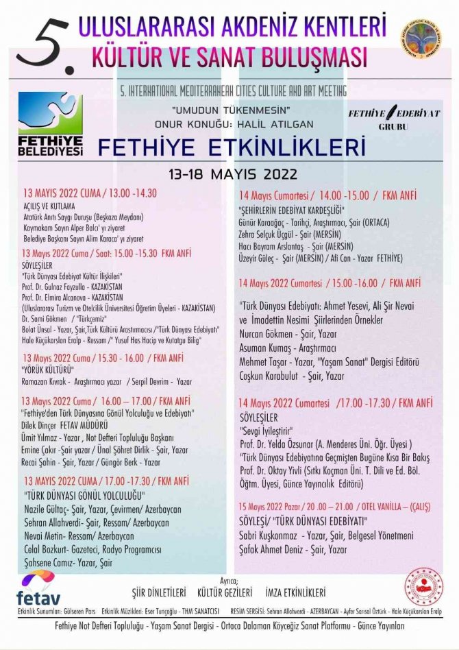 Kültür Sanatın Kalbi Fethiye’de Atacak