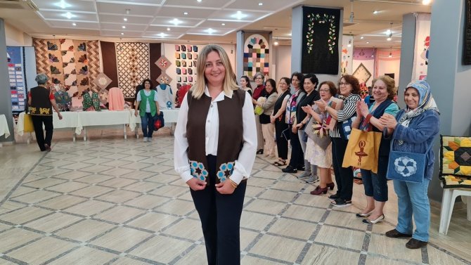 Nazillili Kursiyerler Diktiler, Sergilediler, Defilede De Giyerek Tanıttılar